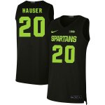Men Michigan State Spartans NCAA #20 Joey Hauser Black Authentic Nike Stitched College Basketball Jersey EK32E44DH